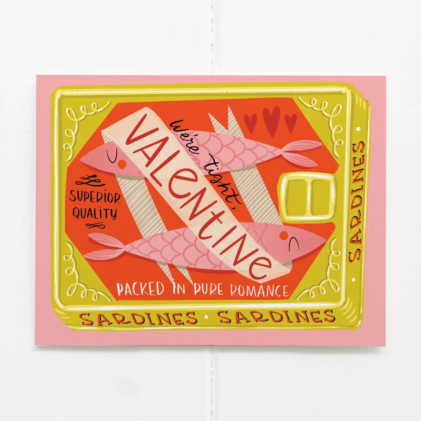 Sardine Valentine Card