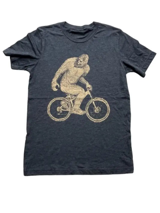 Sasquatch On A Bicycle Tee