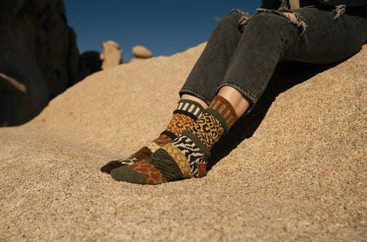 Savanna Crew Socks by Solmate