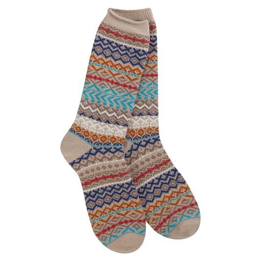 Simply Taupe Weekend Studio Crew Socks