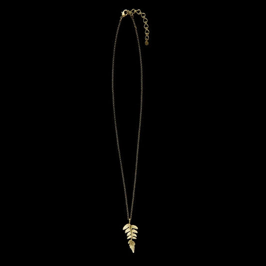 Single Fern Leaf Pendant 18"