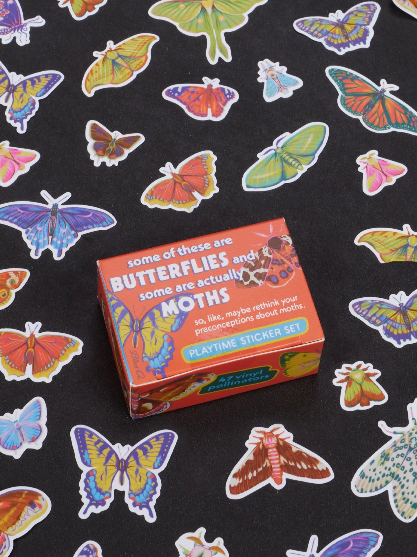 Some Of These Are Butterflies And Some Are Actually Moths Playtime Sticker Set