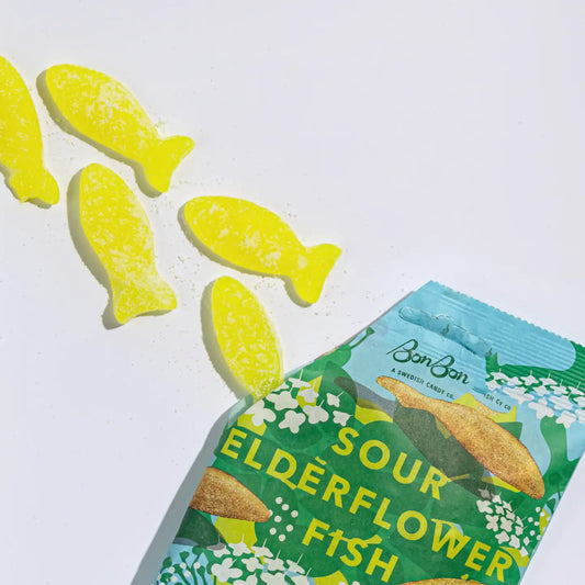 Sour Elderflower Fish - Swedish Candy