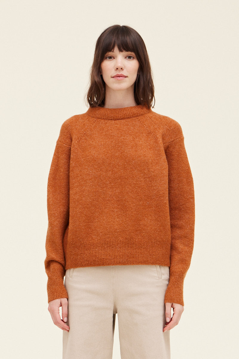 Spice Padded Neckline Sweater
