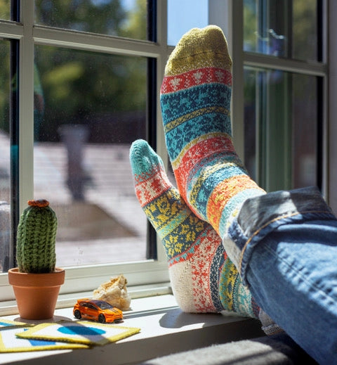 Spritz Crew Socks by Solmate