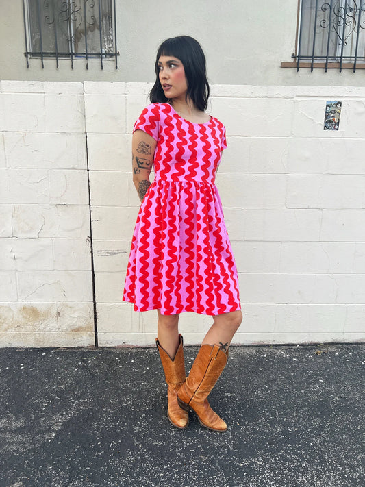 Squiggle Lucy Dress by Nooworks