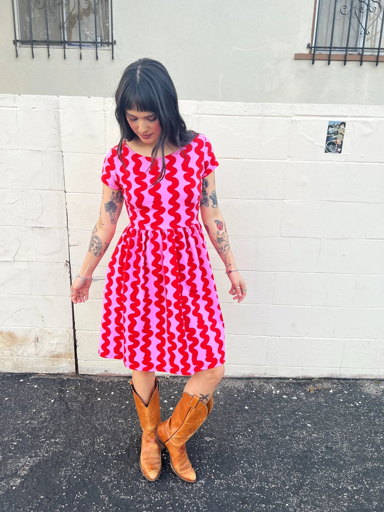 Squiggle Lucy Dress by Nooworks