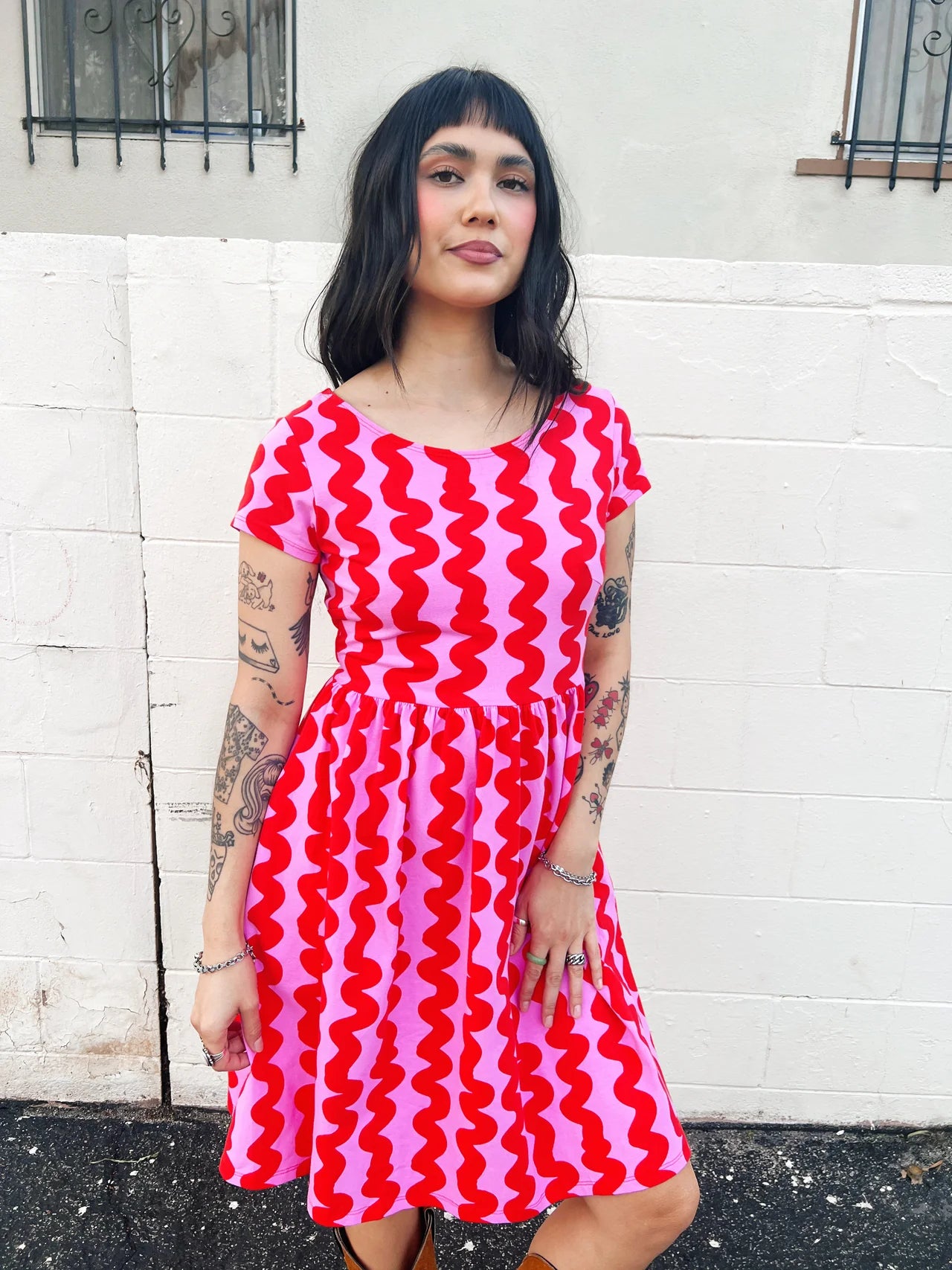 Squiggle Lucy Dress by Nooworks