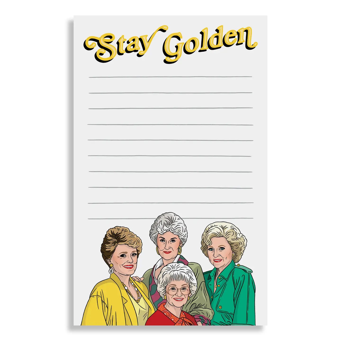 Stay Golden Notepad