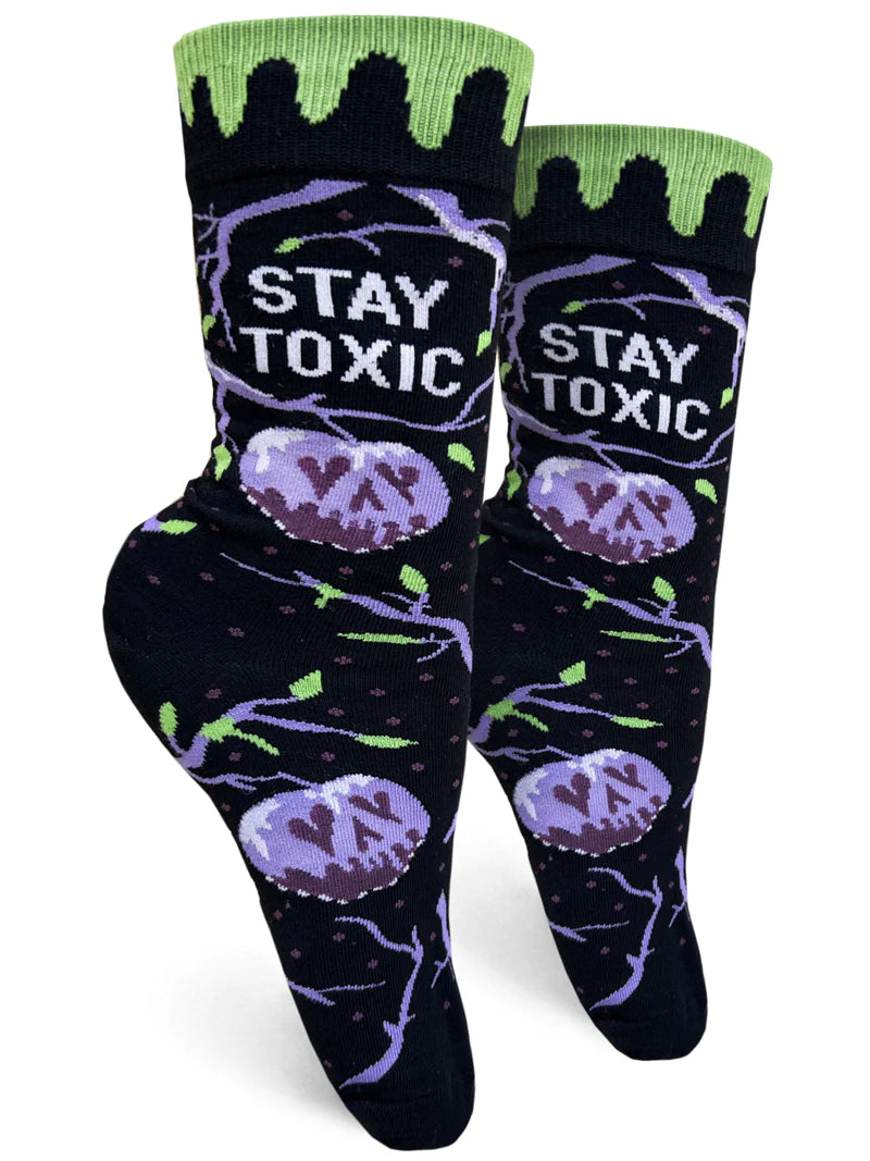 Stay Toxic Crew Socks
