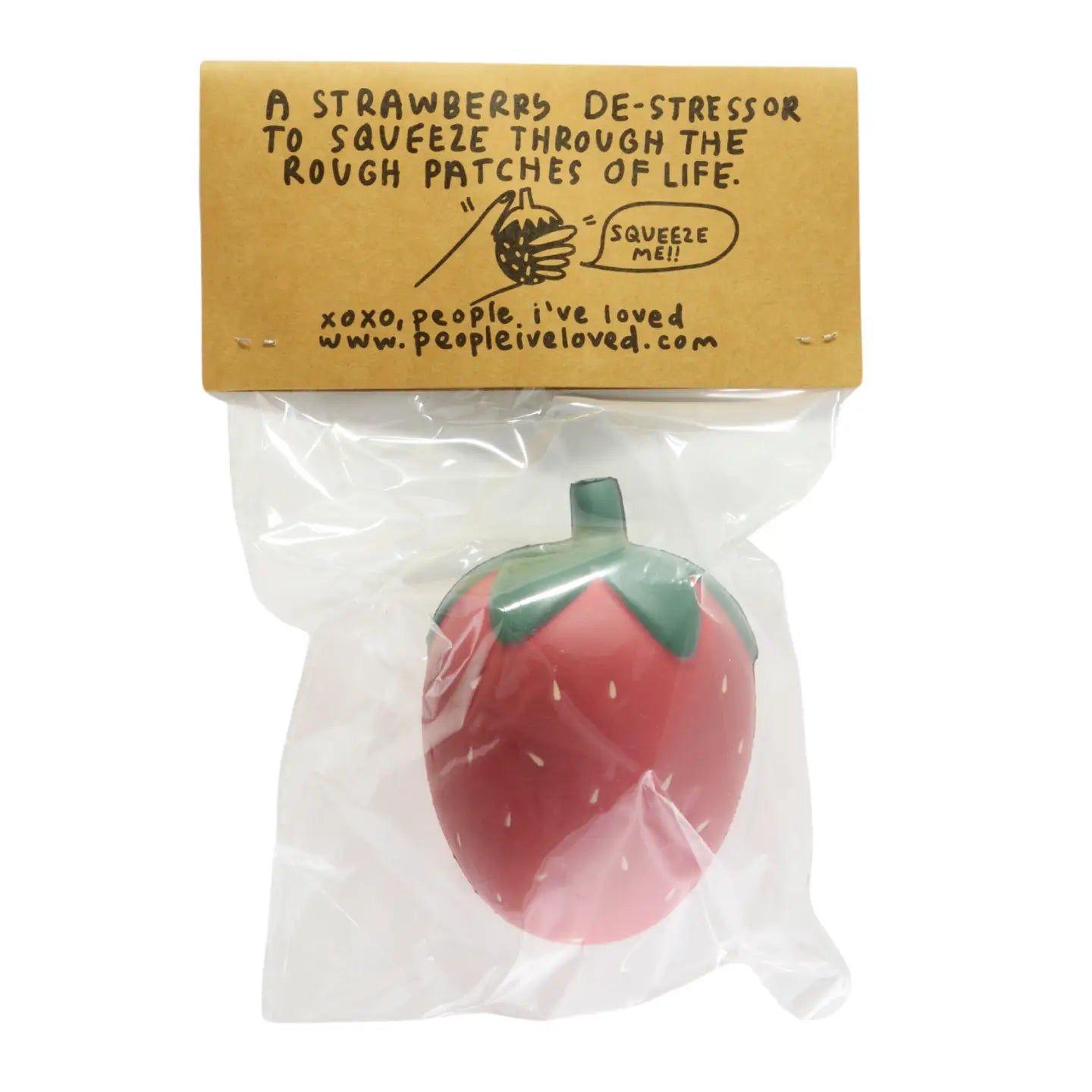 Strawberry Stress Ball by People I've Loved