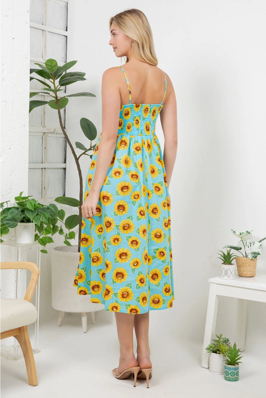 Sunflower Cami Dress