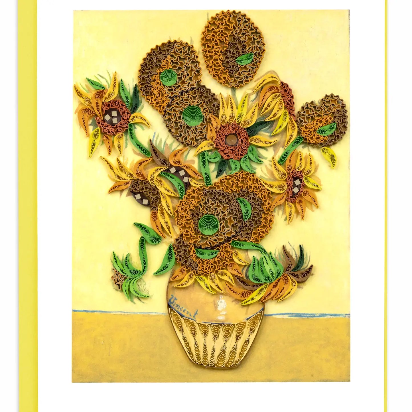 Sunflowers by Van Gogh Artist Series Quilling