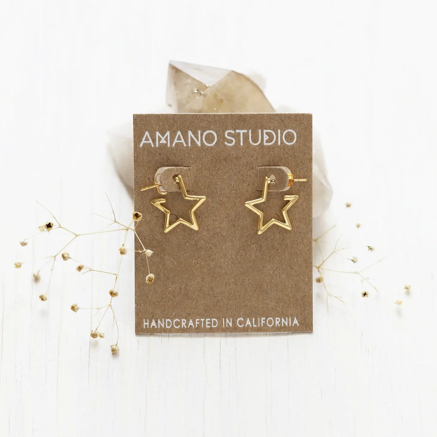 Gold Super Star Hoops