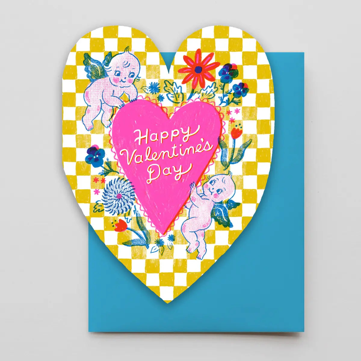 Sweet Valentine Heart Card by Hammerpress