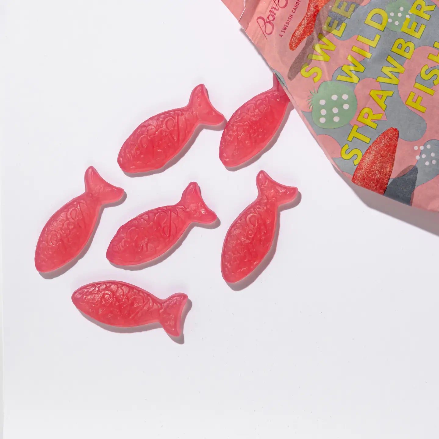 Sweet Wild Strawberry Fish - Swedish Candy