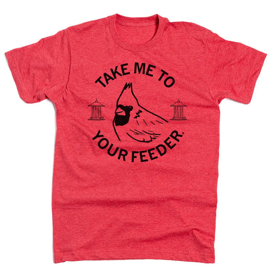Take Me To Your Feeder Cardinal Tee