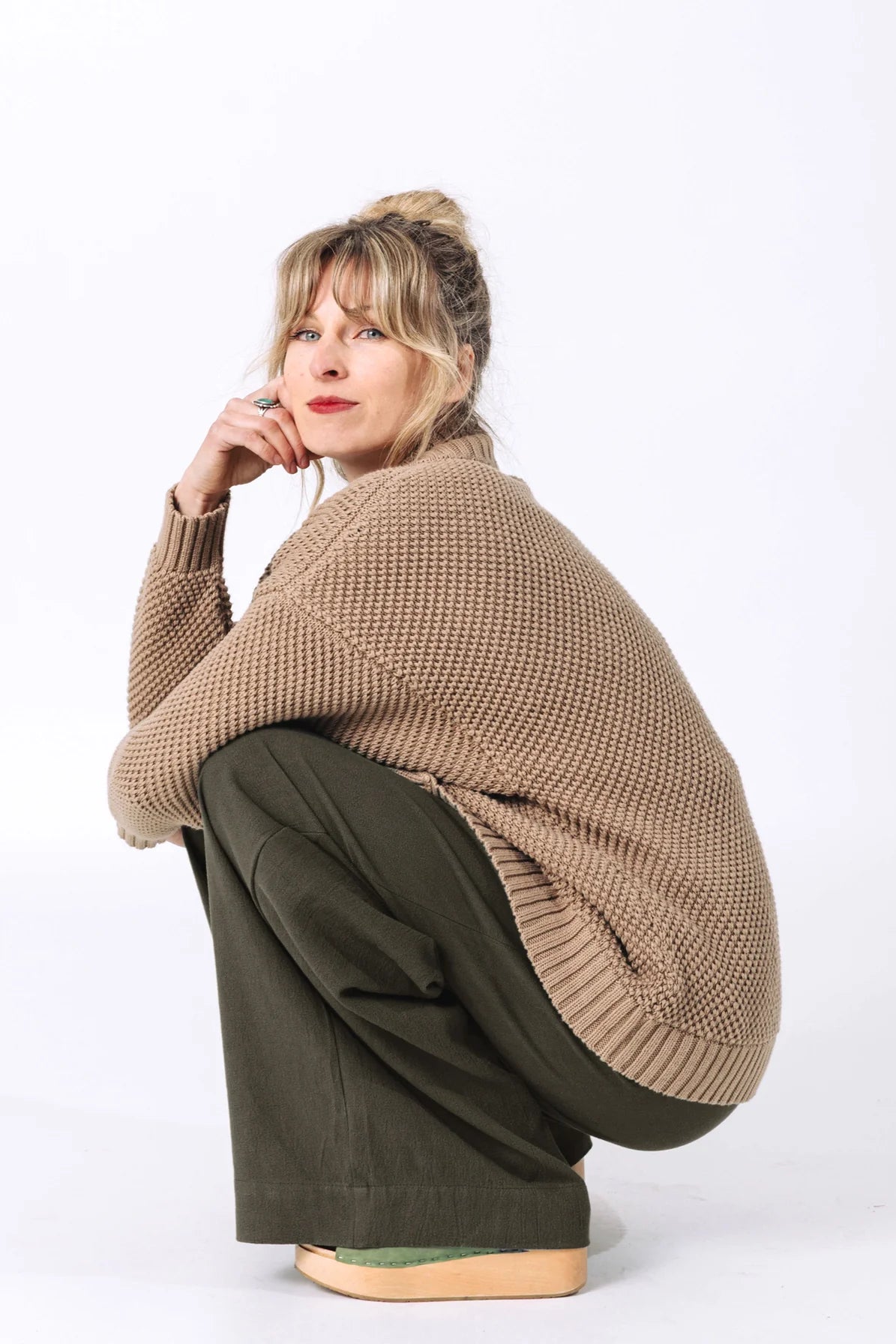 **Coming Soon** Tan Frankie Cardigan by Curator SF