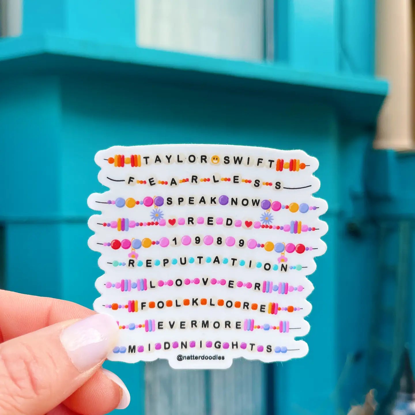 Taylor Friendship Bracelets Sticker