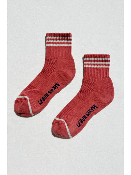 Terracotta Girlfriend Socks by Le Bon Shoppe