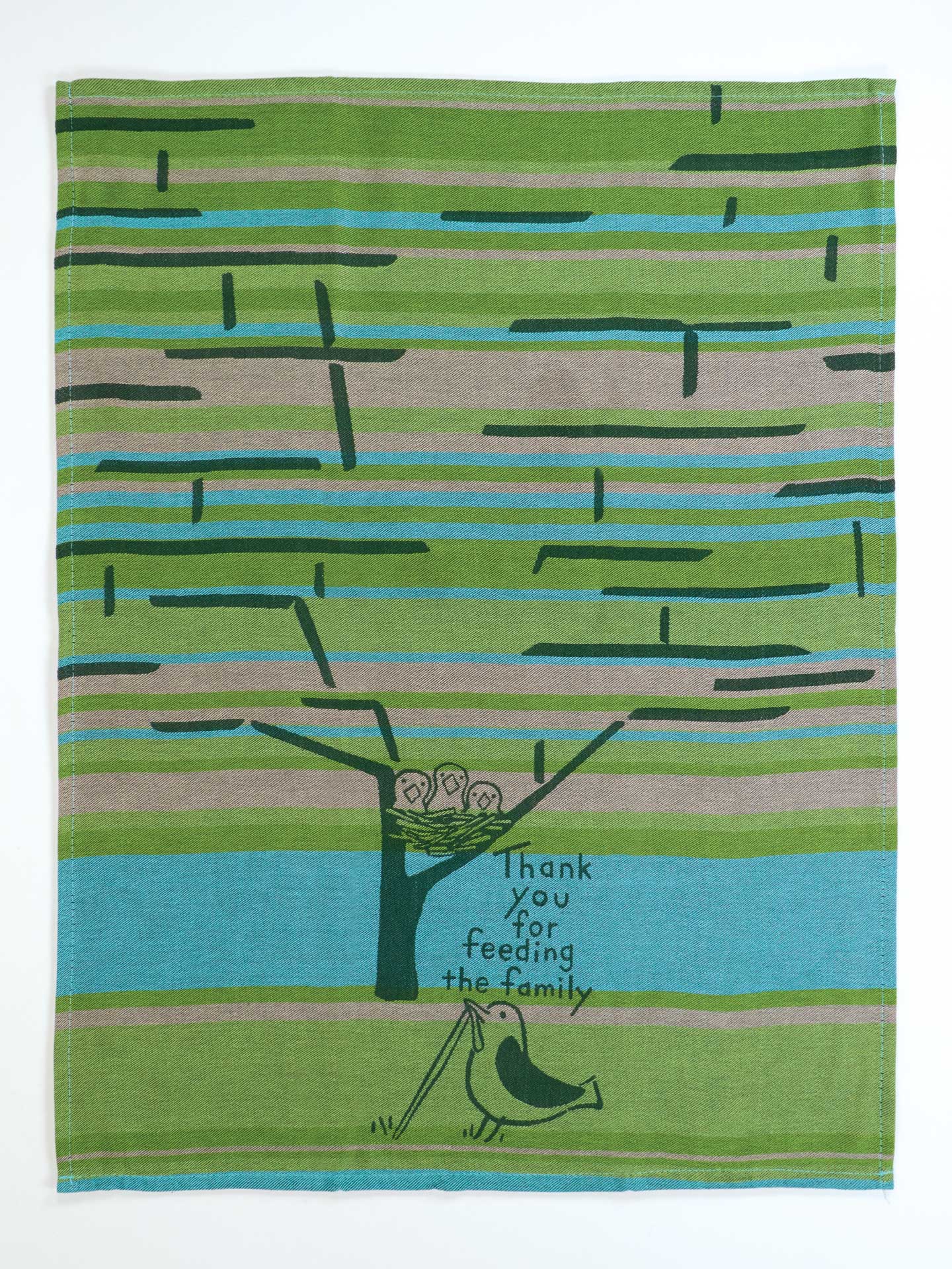 Thank You For Feeding The Family Dish Towel by Blue Q