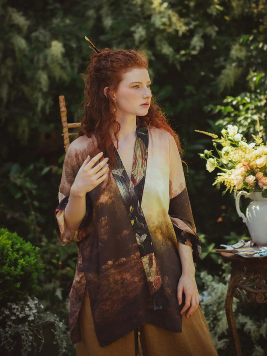 The Artist Bamboo Mid-Length Cardigan