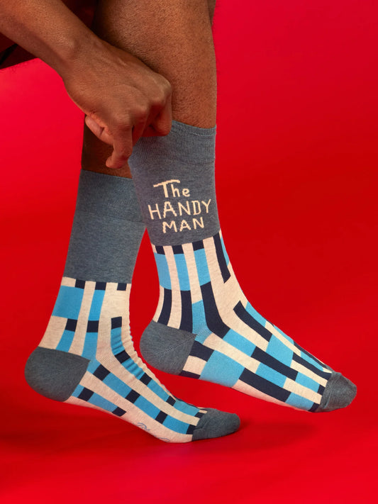 The Handyman M-Crew Socks by Blue Q
