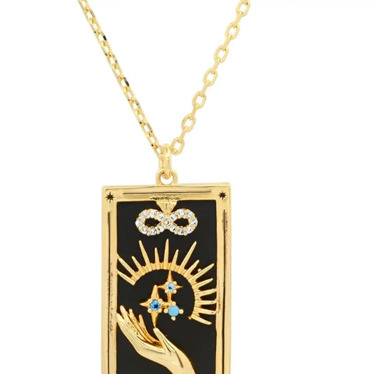 The Magician Tarot Card Necklace
