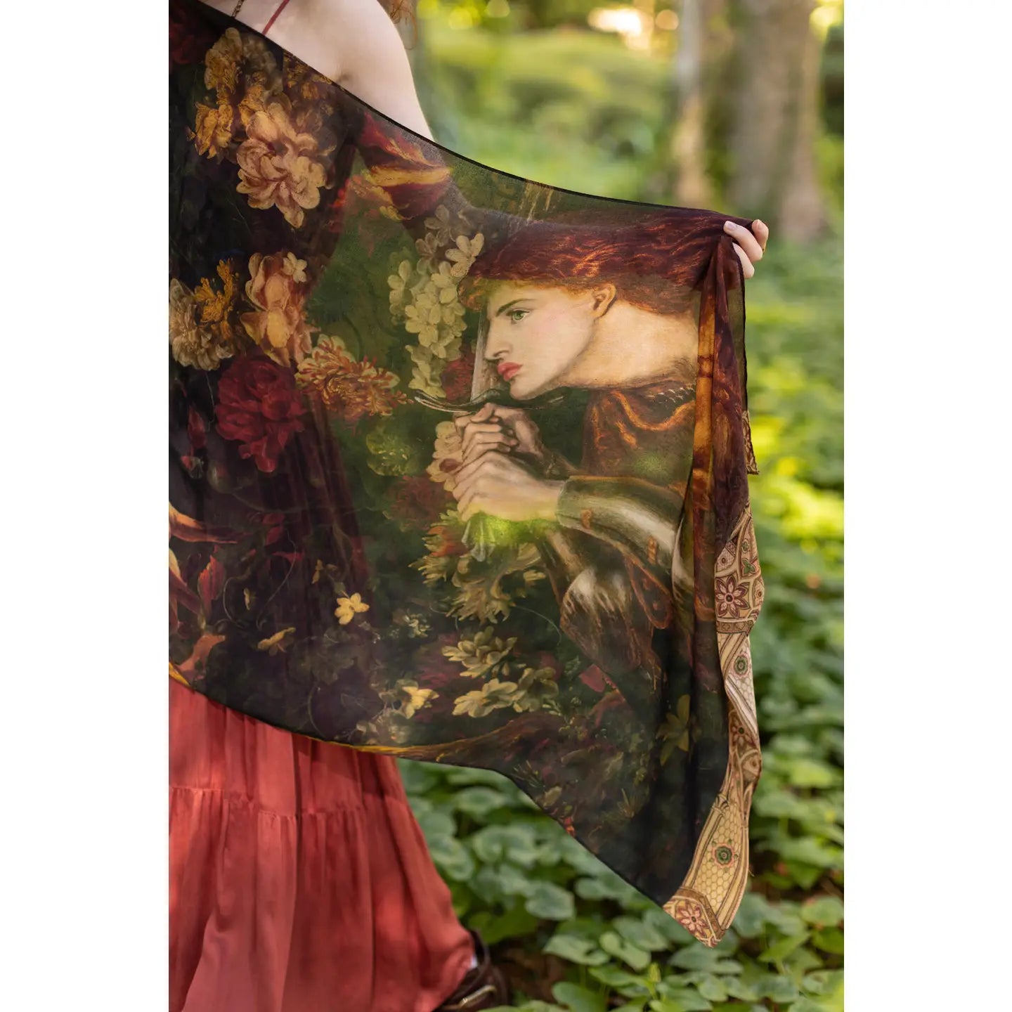 The Messenger Scarf with Joan of Arc