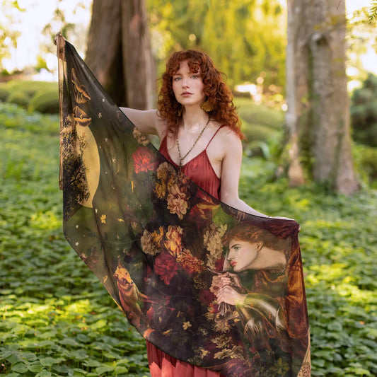 The Messenger Scarf with Joan of Arc
