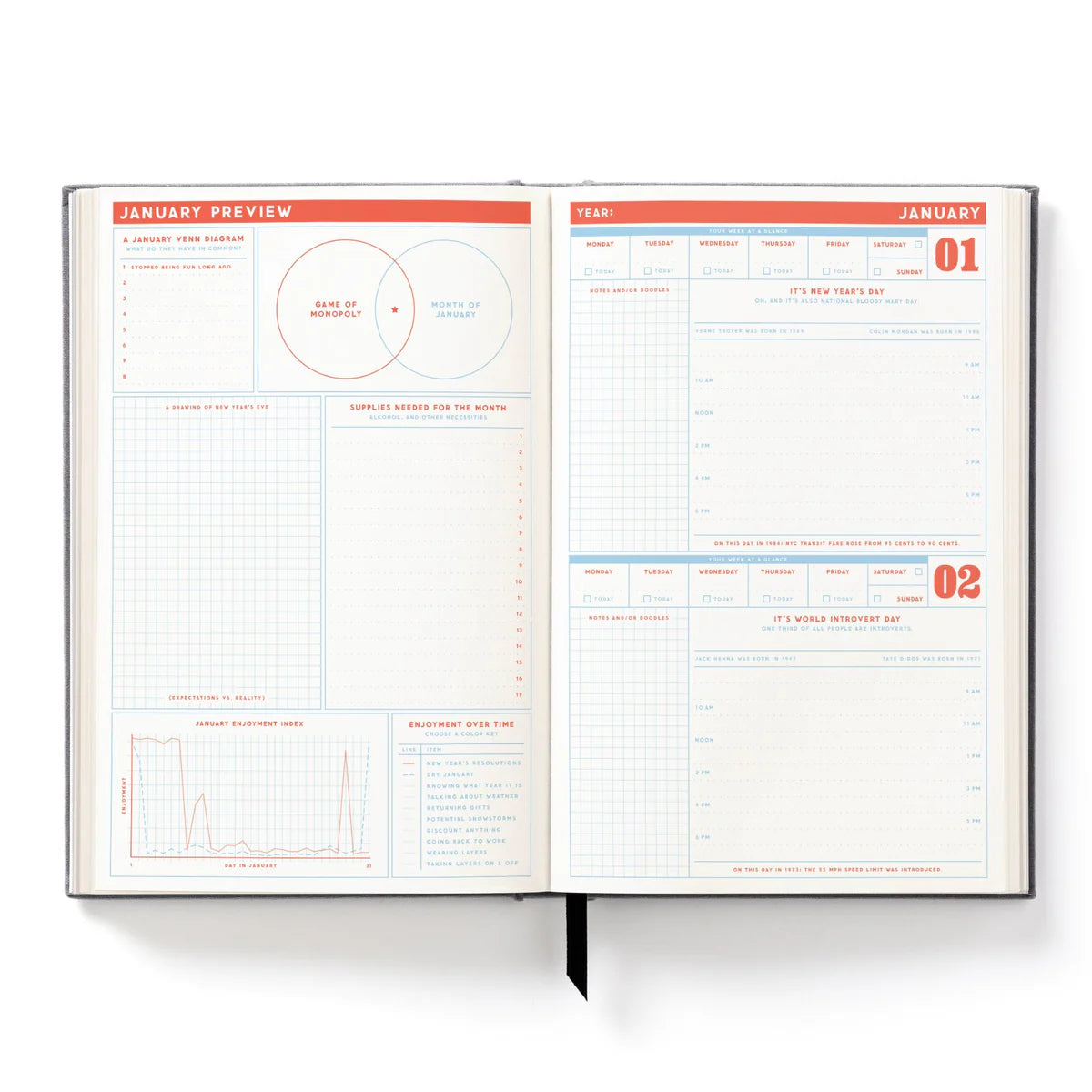 The Perpetually Late Show Undated Standard Planner