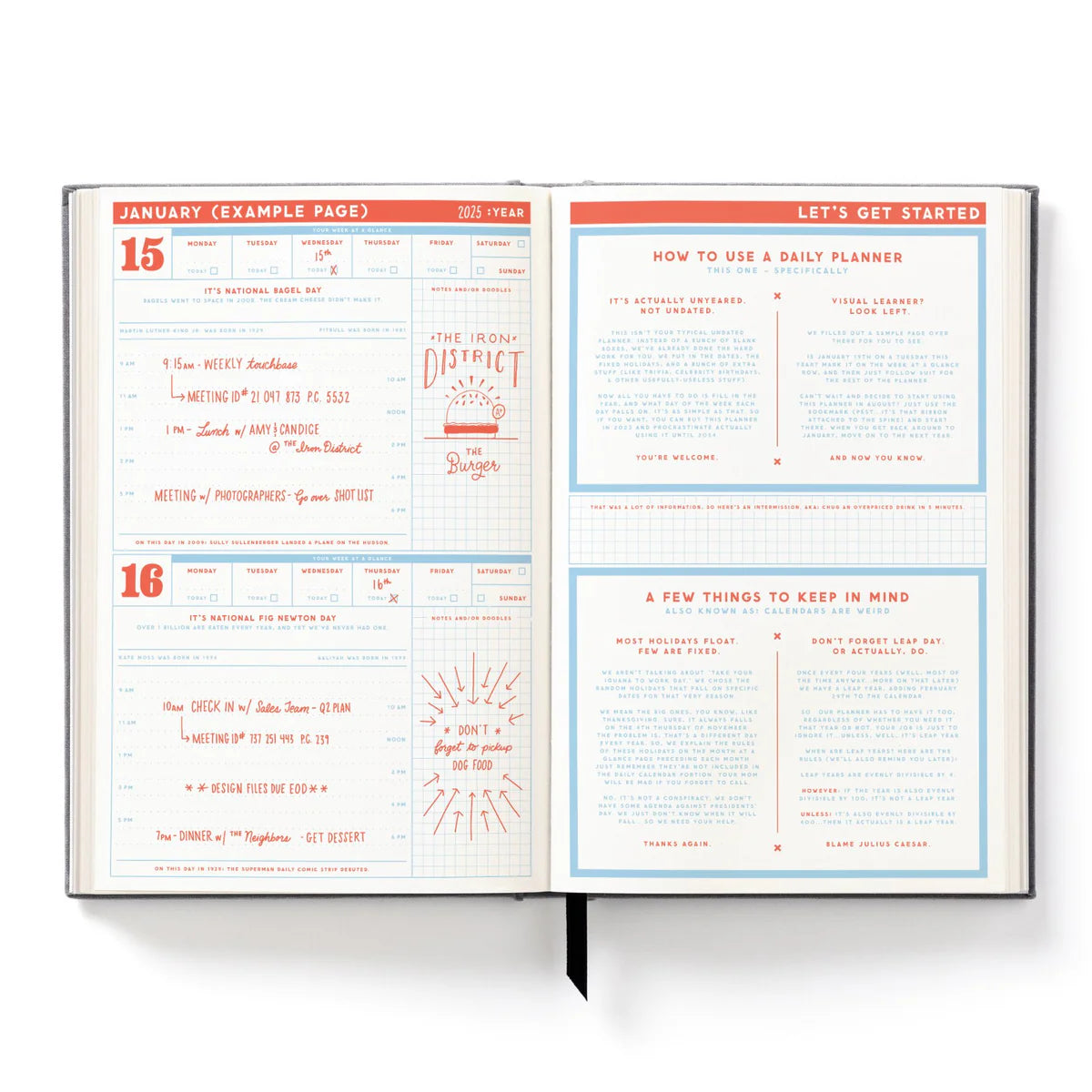 The Perpetually Late Show Undated Standard Planner