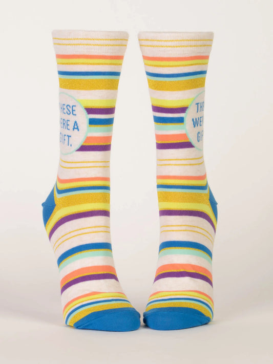 These Were A Gift W-Crew Socks