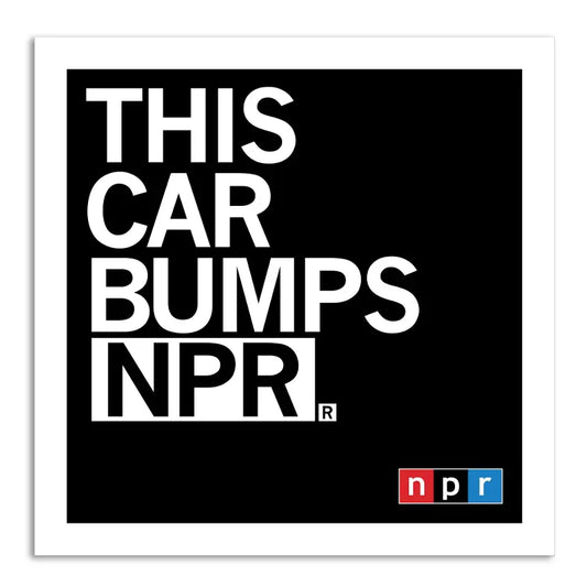 This Car Bumps Npr Sticker