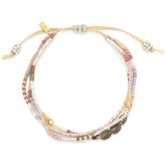 Time Stood Still Mixed Media Bracelet