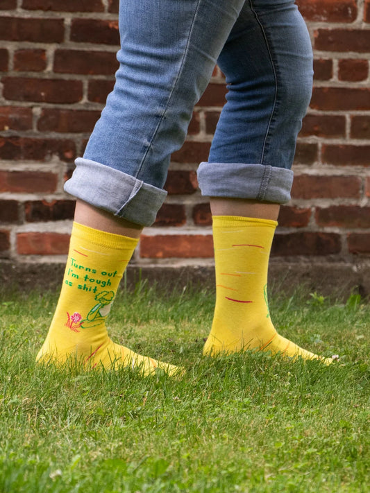 Turns Out I'm Tough As Shit W-Crew Socks