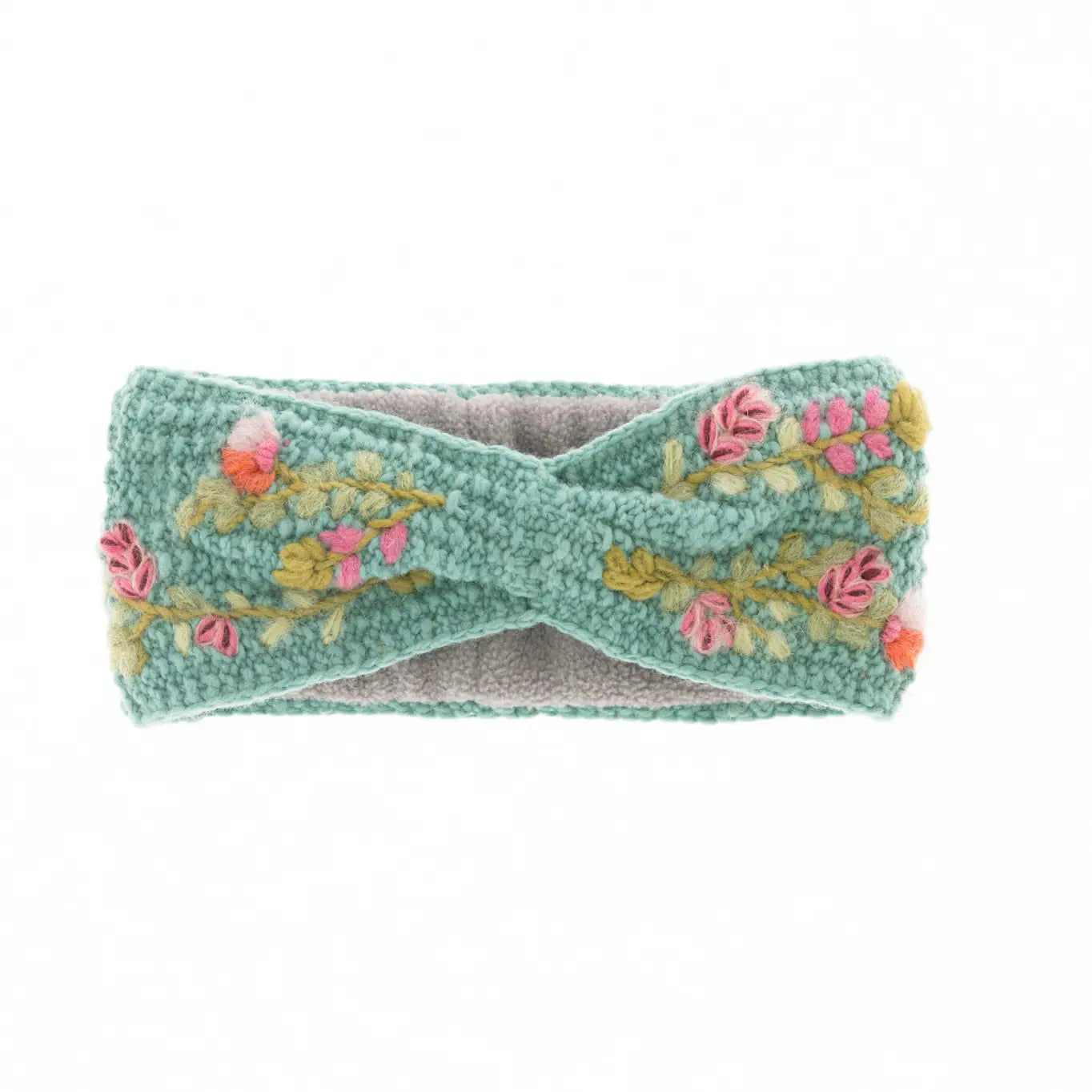 Turquoise Meadow Headband by French Knot