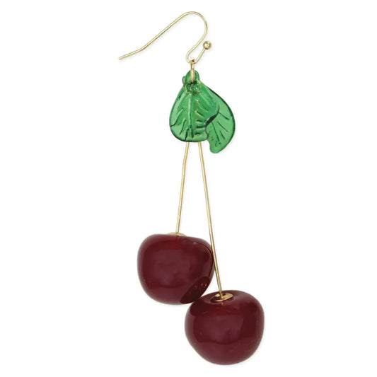 Twin Cherry Cherries Earrings