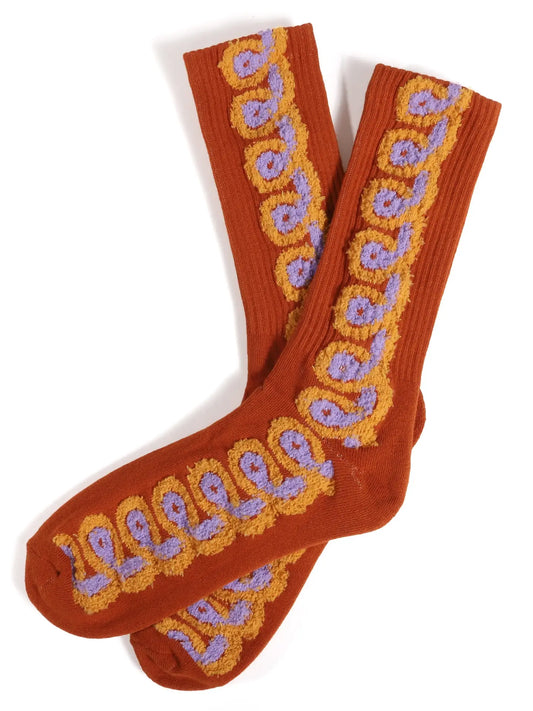 Umber Loopy Socks