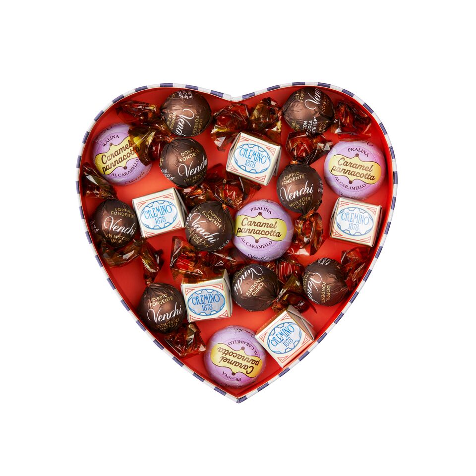 Valentine Heart Shaped Chocolate Gift Box - Venchi Chocolate