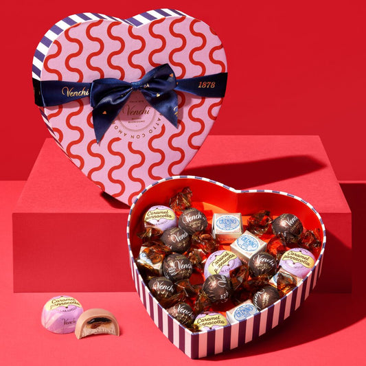 Valentine Heart Shaped Chocolate Gift Box - Venchi Chocolate