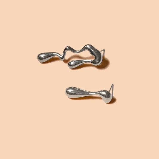 Vice Versa Studs - Stainless Steel