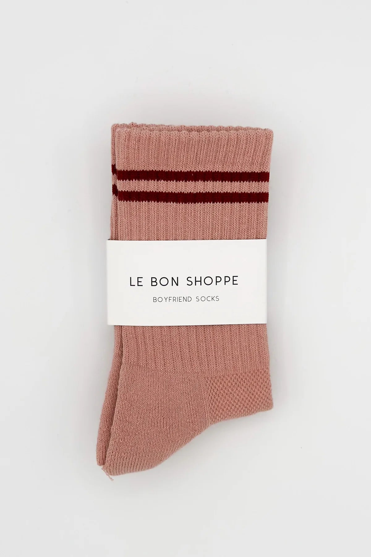 Vintage Pink Boyfriend Socks by Le Bon Shoppe