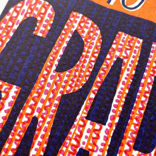 Wavy Way To Go Grad Card