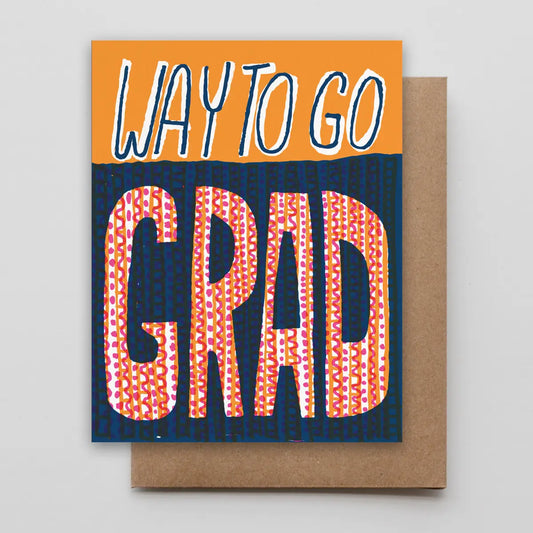 Wavy Way To Go Grad Card