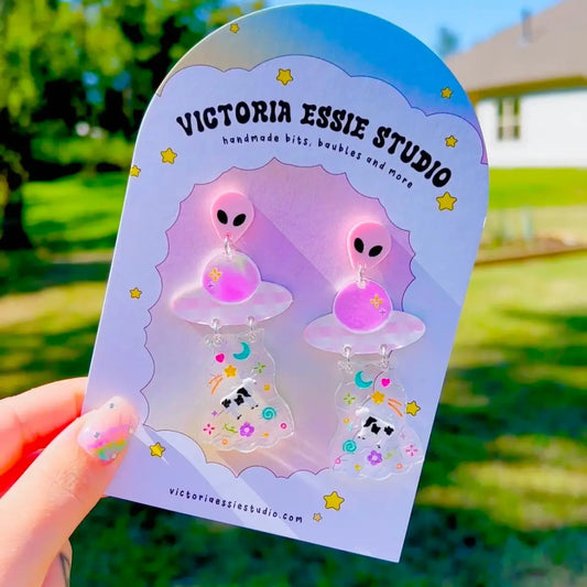 We Come in Peace Earrings