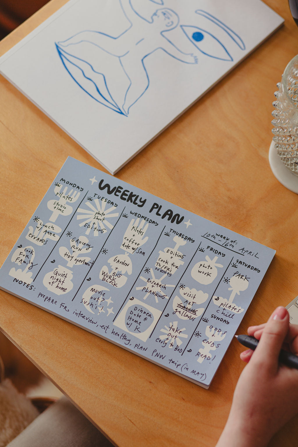 Weekly Planner Pad by People I've Loved