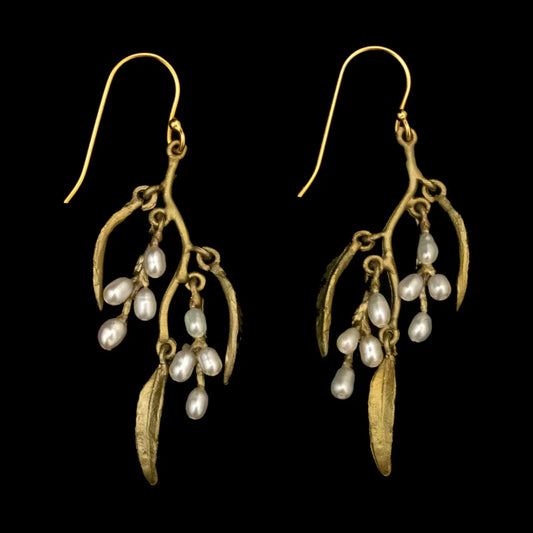 Weeping Willow WIre Earrings by Michael Michaud
