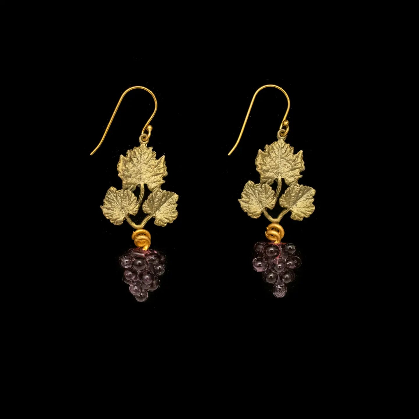 Wild Grape Vine Wire Earrings