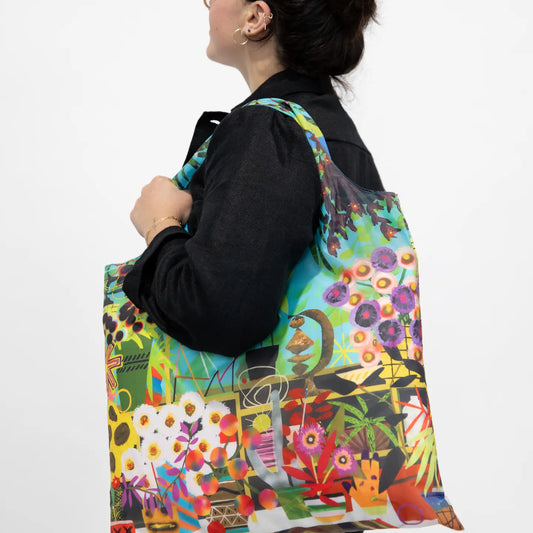 Window Art Sack By Paul Wackers - Reusable Tote Bag